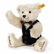 Mohair Teddy Bear Groom Wool White